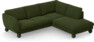 Madison - 2-sits soffa med divan höger - Grön