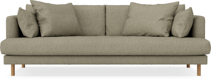Harper - 3-sits soffa, hel dyna - Beige