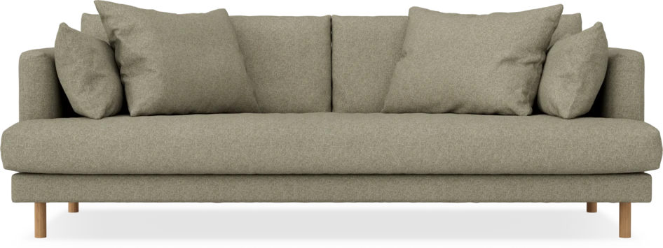 Harper - 3-sits soffa, hel dyna - Beige