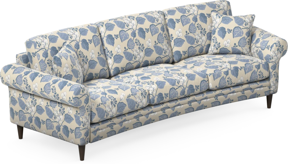 Eden - 3-sits soffa svängd - Flerfärgad