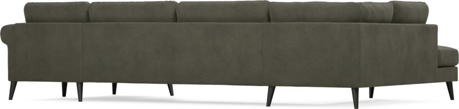 Bridge - 3-sits soffa med divan vänster och schäslong höger - Grå