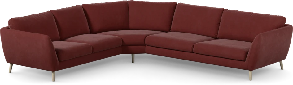 Madison Lux - Hörnsoffa 2+3-sits, hörn 2 - Rosa