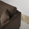 Eden - 3-sits soffa svängd - Brun