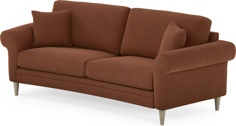 Eden - 2,5-sits soffa svängd - Orange