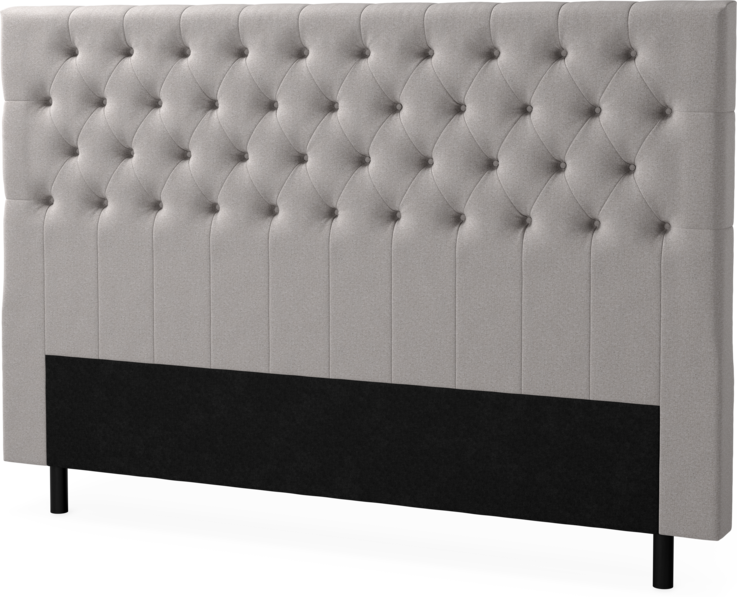 Delux Pikerad XL - Sänggavel, 90-210 cm - Grå