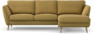 Madison - 2-sits soffa med schäslong höger - Gul
