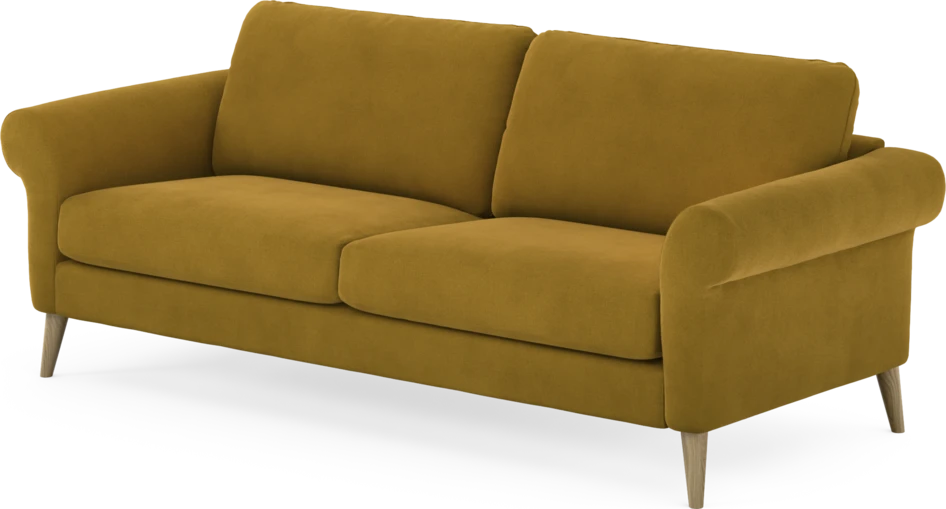 Bridge - 3-sits soffa - Gul