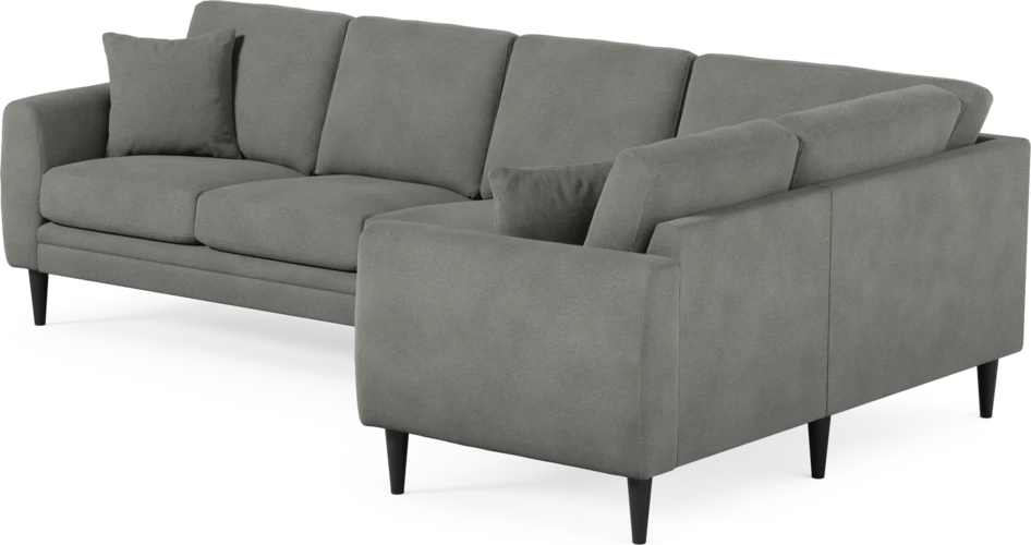 Eden - Hörnsoffa, 3+1-sits - Grå
