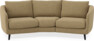 Madison - 3-sits soffa svängd, 70 cm - Brun