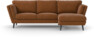 Madison - 2-sits soffa med schäslong höger - Orange
