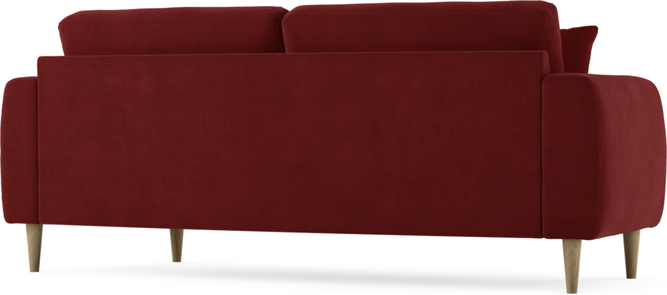 Eden - 2,5-sits soffa svängd - Röd
