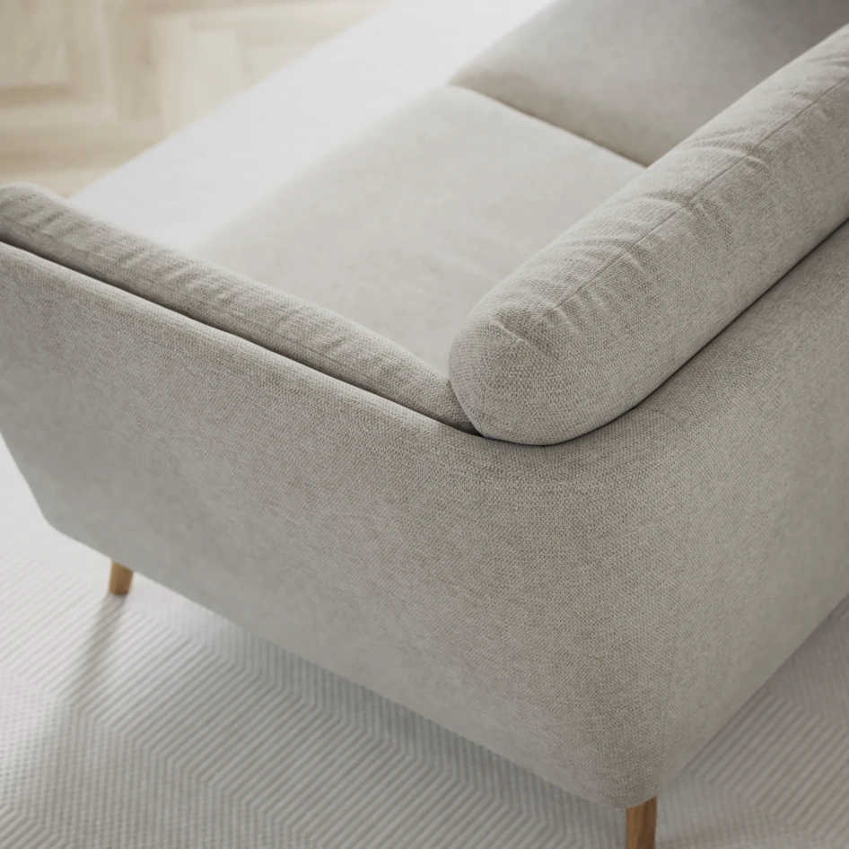 Madison Lux - 2-sits soffa med divan vänster och schäslong höger - Grå