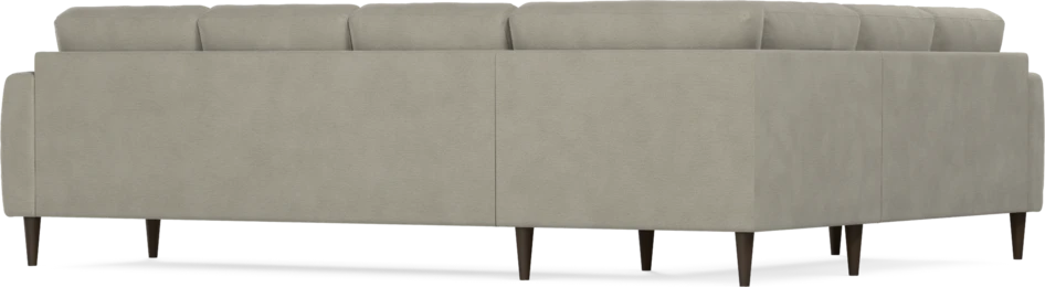 Eden - Hörnsoffa, 2+3-sits - Brun