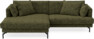 Harper - 4-sits med schäslong XL vänster - Grön