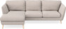 Madison Lux - 2-sits soffa med schäslong vänster - Beige