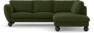 Madison - 2-sits soffa med divan höger - Grön