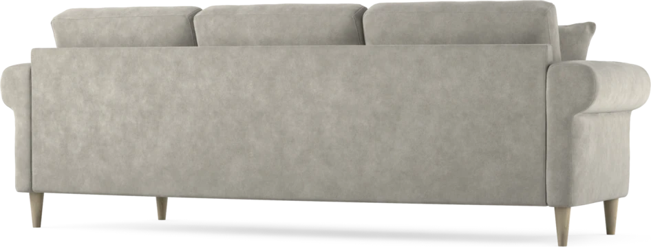 Eden - 3-sits soffa svängd - Grå