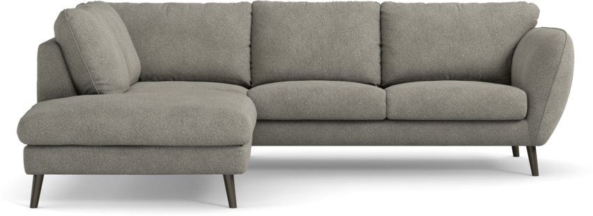 Madison Lux - 2-sits soffa med divan vänster - Vit