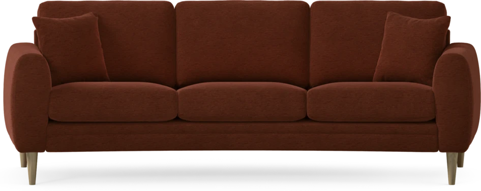 Eden - 3-sits soffa svängd - Orange