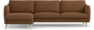 Madison Lux - 3-sits soffa med schäslong vänster - Brun
