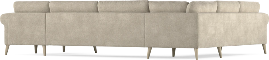 Bridge - Hörnsoffa, 2+3-sits med schäslong höger - Beige