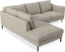 Madison Lux - 2-sits soffa med divan vänster - Vit