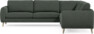 Bridge - Hörnsoffa, 3+2-sits - Grön