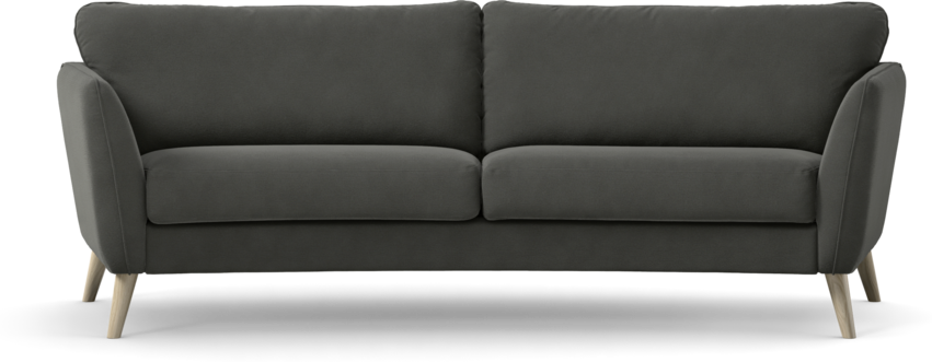 Bridge - 3-sits soffa svängd - Grå