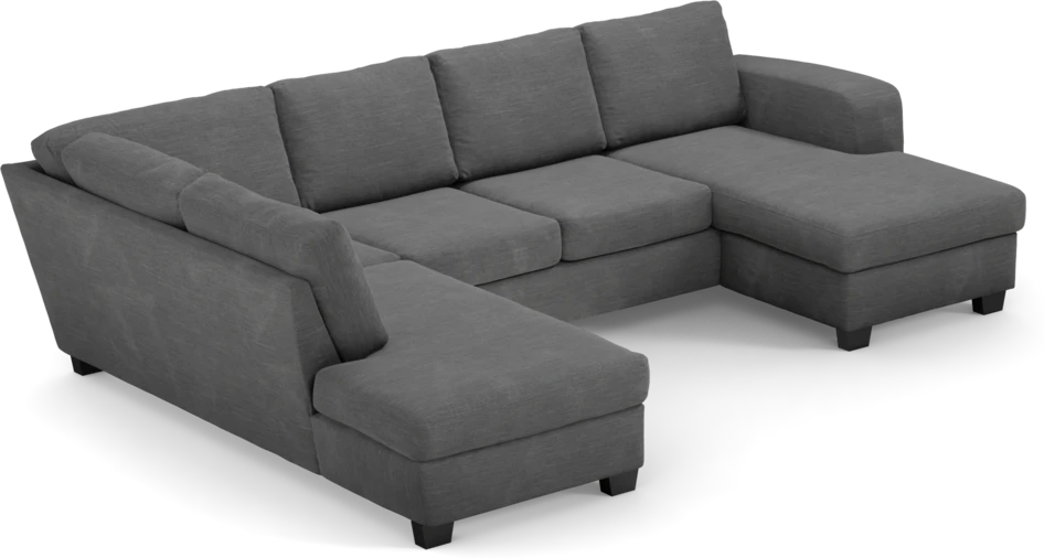Friday - 3-sits soffa med divan vänster och schäslong höger - Grå