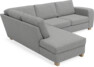 Friday - 2,5-sits soffa med divan vänster - Grå