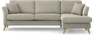 Eden - 2,5-sits soffa med schäslong - Brun