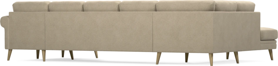 Eden - 3-sits soffa med divan vänster och schäslong höger - Beige