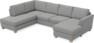 Friday - 3-sits soffa med divan vänster och schäslong höger - Grå