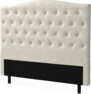 Delux Välvd - Sänggavel, 90-210 cm - Beige