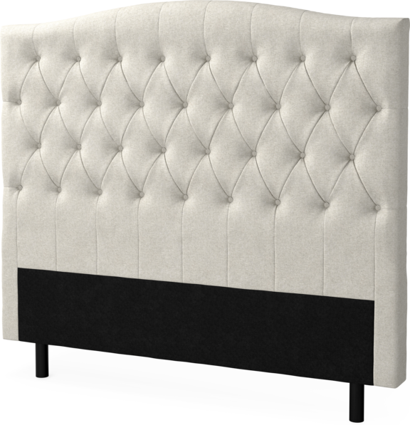 Delux Välvd - Sänggavel, 90-210 cm - Beige