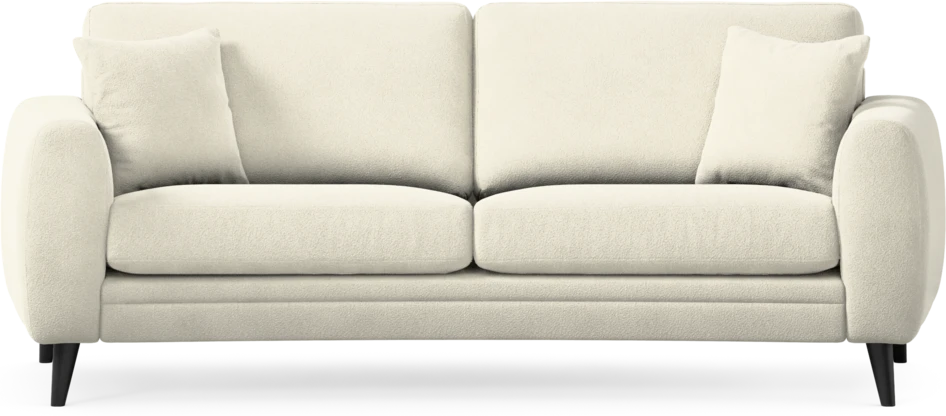 Eden - 2,5-sits soffa svängd - Vit