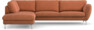 Madison - 3-sits soffa med divan vänster - Orange