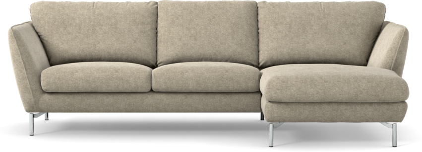 Madison - 2-sits soffa med schäslong höger - Beige