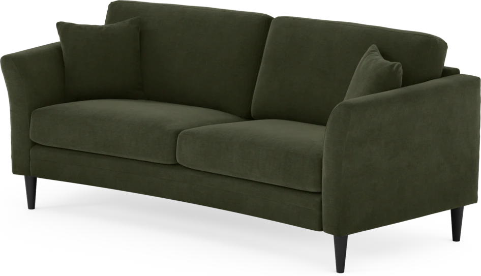 Eden - 2,5-sits soffa svängd - Grön