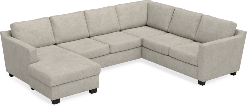 Friday - Hörnsoffa, 3+2-sits med schäslong vänster - Beige