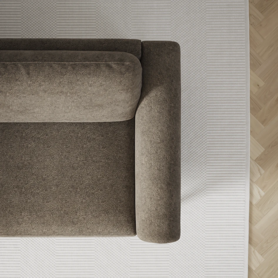 Bridge - 4-sits soffa - Brun