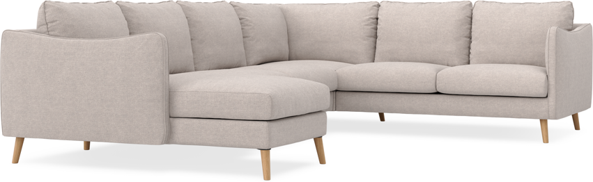 Madison - Hörnsoffa med schäslong vänster - Beige