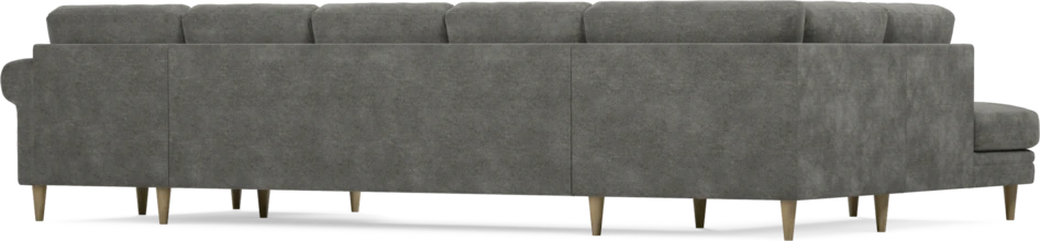 Eden - 3-sits soffa med divan vänster och schäslong höger - Grå