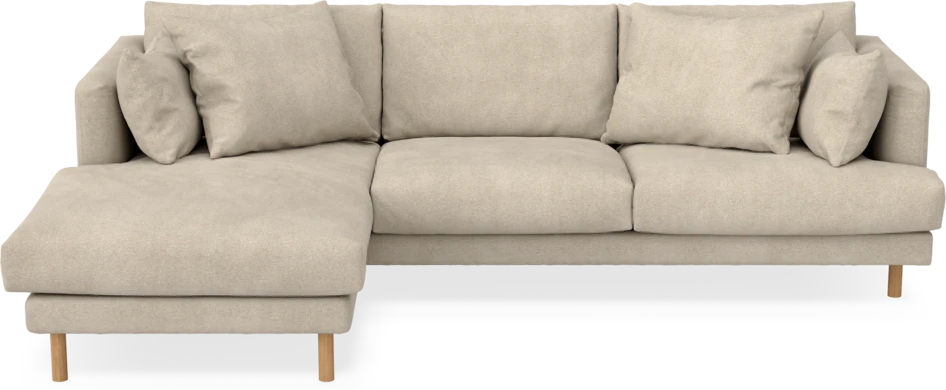 Harper - 4-sits med schäslong vänster - Beige