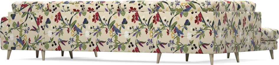 Eden - 3-sits soffa med divan vänster och schäslong höger - Flerfärgad