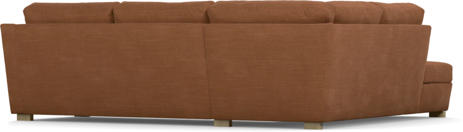 Friday - 2,5-sits soffa med divan vänster - Orange