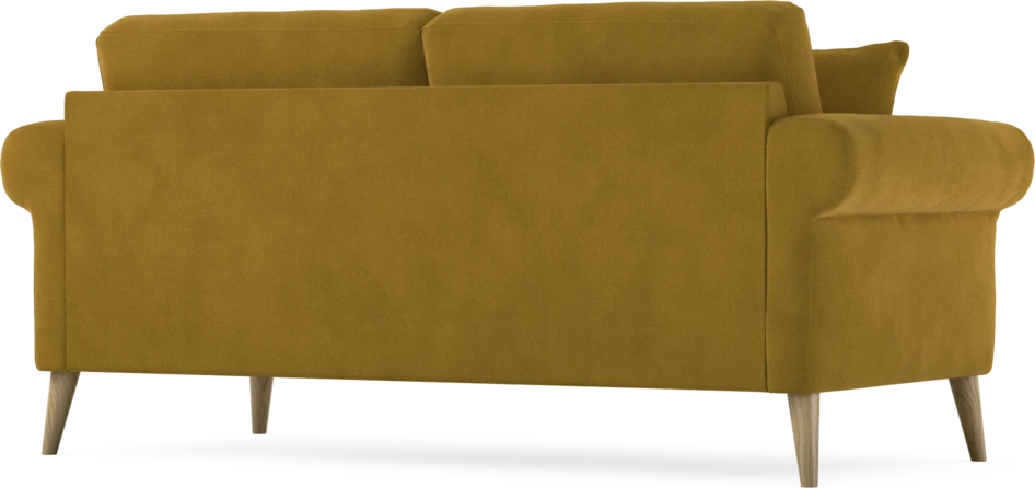 Eden - 2,5-sits soffa - Gul