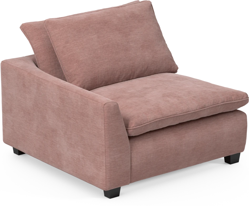 Bellora - 1-sits med armstöd vänster - Rosa