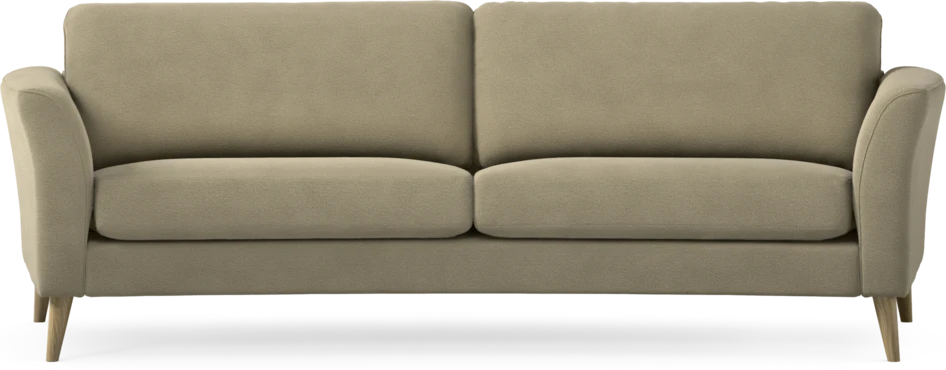 Bridge - 3-sits soffa svängd - Beige