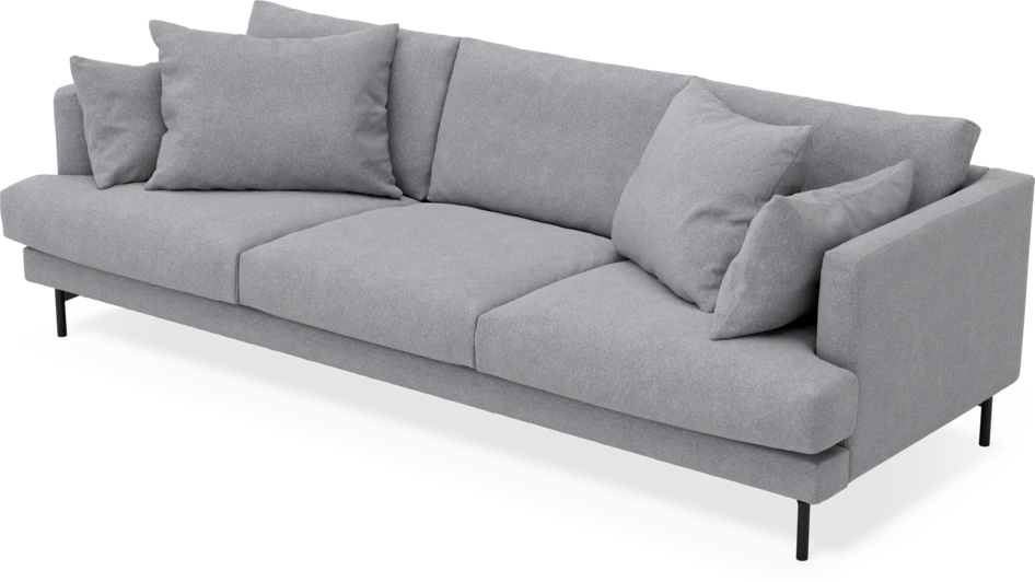 Harper - 4-sits soffa - Grå